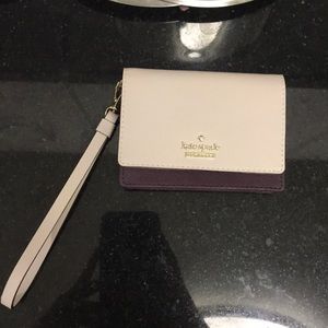 Awesome color block wristlet